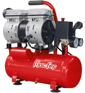 Compressor ar s/óleo silencioso CA4401, 6l, 8 bar, 0,75hp, 93l/min