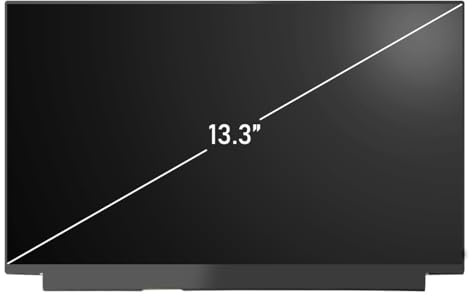 TECHNOLOGYVS 13.3 LAPTOP SCREEN PANEL COMPATIBLE FOR PAVILION AERO 13-BE LED LCD DISPLAY MONITOR WUXGA 30 PINS 1920x1200 NO BRACKETS
