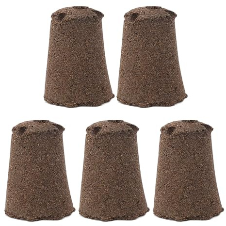 KWQBHW 50 Pack Grow Sponges for Hydroponics Seedling Block Replacement Root Growth Sponges Seed Pods Seed Starter Sponges for Indoor Garden System(HRD TN0314)