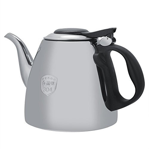 LeGDOr Teiera in Acciaio Inossidabile, Bollitori a Induzione per tè e Caffettiera da Piano Cottura di Grande capacità per Acqua Calda Bollente, 1,2 L