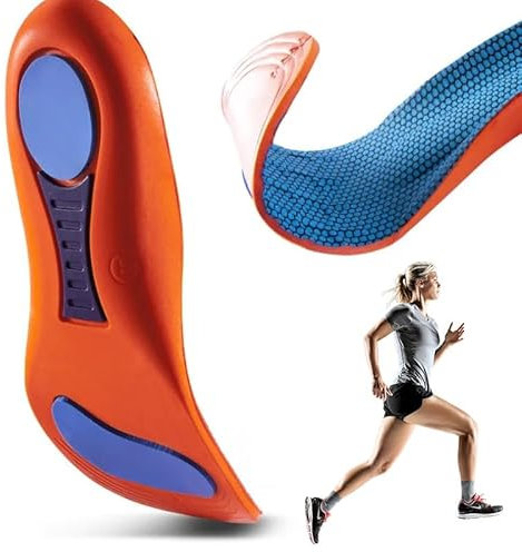 Comfy Sole Insoles for Bunions - Orthopaedic Insoles for Men and Women (4-5.5/9.45, Orange)