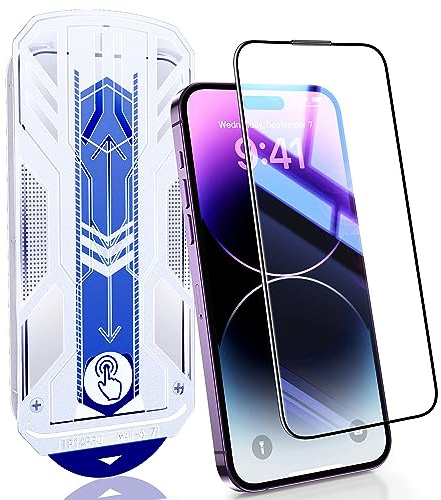 UniqueMe für iPhone 17 Pro Max für Panzerglas Sichtschutz - 2 Stück Folie | Privacy Displayschutz, Automatische Installation Schutzglas, Bruchsicher Militärniveau Anti-Spy Schutzfolie Anti-Kratzer