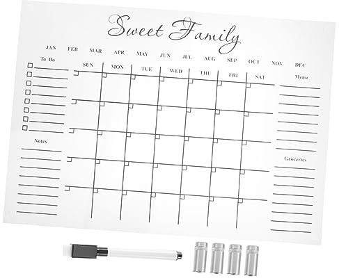 DIYEAH 1 Satz Transparenter Acryl -schreibvorstands Modern Memo Board Home Office Memo Board