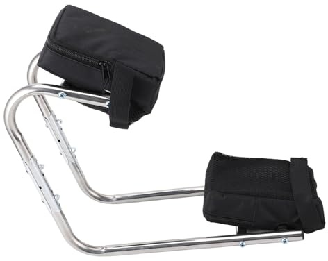 TOPINCN Giardino Inginocchiato e Sedile, Panca da Giardino Ergonomica per Seduta in Ginocchio, Supporto per Proteggere la Caviglia, Sgabelli da Ginocchia in Acciaio Inossidabile Pesante,