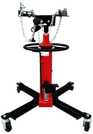 NADCFN Sollevatore Auto cric per Trasmissione Strumento di Manutenzione dell'automobile della Trasmissione Motore del Veicolo con martinetto di Trasmissione da 0,5 tonnellate per martinetto(Red)