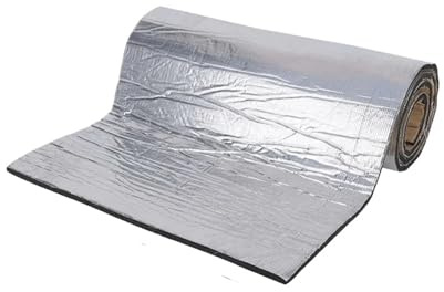Tapis D’Isolation Auto-AdhéSif Tapis insonorisant de voiture 5/10mm, insonorisant, isolation thermique et phonique, accessoires en mousse à cellules fermées for capot Pour Sols, Toitures Et Portes De