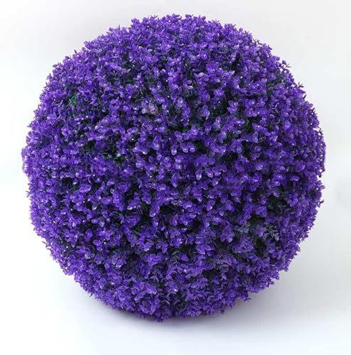 Palle Artificiali delle Piante, Palle Decorative Dell'erba Artificiale, Palle Colorate del Bosso di Plastica per I Matrimoni, Decorazione Dell'interno E Dell'esterno, A, 40cm