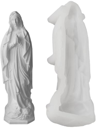 Moule Silicone De Vierge Marie, Statue De Vierge Marie Moule Silicone Noel, Cadeau Chretien, Decoration Noel