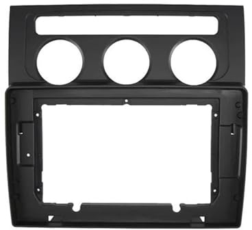 Fascia du Panneau Radio Audio Tableau De Bord Kit Panneau Lecteur DVD Écran Automobile Radio Fascia Cadre 10inch pour VW pour Touran 2004 2005 2006 2007 2008(Cadre B)