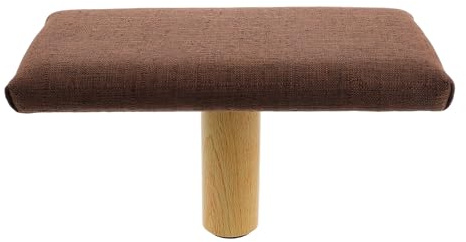 Veemoon Ergonomic Meditation Kneeling Bench with Soft Cushion, Portable Wooden Prayer Stool for Comfortable Sitting, Medium Size Suitable for Users above 150cm