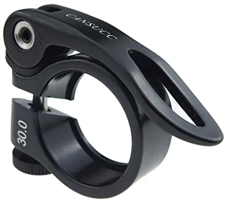Perfeclan 30mm Fahrrad Sattelklemme Sattelstützenklemme Sattelstütz-Klemmring mit Schnellspanner