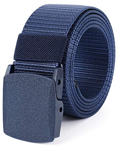 Mile High Life Title Cintura Nylon | Fibbia Militare | Regolabile Fino a 142 cm | Larghezza 3,81cm | Plastica Sicura TSA
