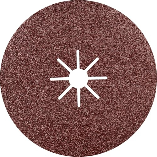 Bosch Professional 25x Expert R781 Prisma Ceramic Fiberscheiben (für Stahl, Edelstahl, Ø 180 mm, Körnung 60, Zubehör Kleiner Winkelschleifer) | für Stahl, Edelstahl, Körnung 60, Professional Zubehör Großer Winkelschleifer