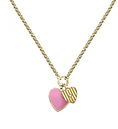 Morellato Incanto Collana Donna in Acciaio, cristalli, smalto, IP oro giallo,Idea regalo maestra - SAVA02