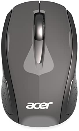 Acer RF Wireless Mouse (Gray/Black), Works with Chromebook, with USB Plug and Play for Right/Left Handed Users (for Chromebooks, Windows PC & Mac)