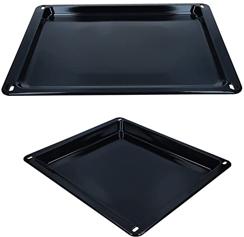 Backblech SET Kuchenblech und Fettpfanne 422x370 mm kompatibel mit Electrolux AEG Zanussi Zanker für Backofen 140128879057 3531939233