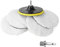 URAQT Kit 8 Pezzi di Lucidatura Auto, 150mm Tamponi per Lucidatura Auto, Tamponi Lucidatura Lana con M14 Adattatore Trapano e Adattatore Esagonale, Disco per Lucidatura Auto per Pulizia e Lucidatura.