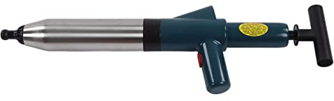 Sturalavandino ad Aria Compressa, Stura WC, Kit Pistola per Ad Alta Pressione con più Teste Staccabili e Barometro Visivo per Cucina Bagno