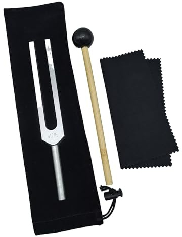 Deger Stimmgabel 417 Hz mit Silikonhammer, Zur Prüfung Des Nervensystems, Klangheilungstherapie