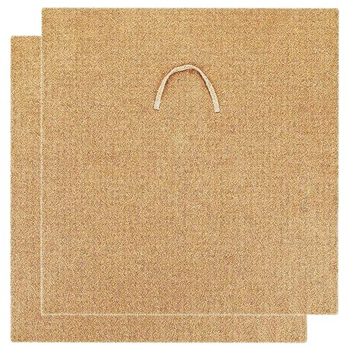 Hemp Mat, 60 x 60cm Worms Blanket for Composting Jute Fibre, Worm Composter for Keeping Worms Moist Warm (4)