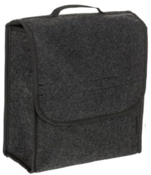 ULTECHNOVO Filz Kofferraum Organizer 30x29x16cm Tragbare Auto Werkzeugtasche Mit Klettverschlüssen Faltbare Aufbewahrungstasche Für Pkw Kofferraum Platzsparend Und Robust