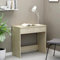 Myheimly Schreibtisch mit 2 Schubladen Computertisch Bürotisch Arbeitstisch Laptoptisch PC Tisch Jugend Kinderschreibtisch 80x40x75cm Holzwerkstoff Schreibtisch Sonoma Eiche