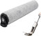 Moxeupon Juego de cepillos de rodillos de vacío, rodillos de limpieza suave, funda de vacío, cepillo para rodillo de aspiradora, piezas de máquina de suelo para madera dura, fácil instalación