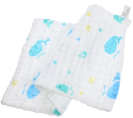 BESPORTBLE Baumwolle Gesichtshandtuch Für Neugeborene Mit Cartoon-motiven Babyhandtuch Als Waschlappen Und Spucktuch Saugfähig Und Weich Für Junge Mädchen Haut