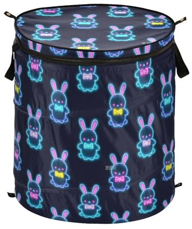 Carino Cartoon Rainbows cesto portabiancheria pieghevole e impermeabile contenitori per giocattoli con manico robusto cubbies scaffalature carino per mensola di stoffa articoli da cucina para el