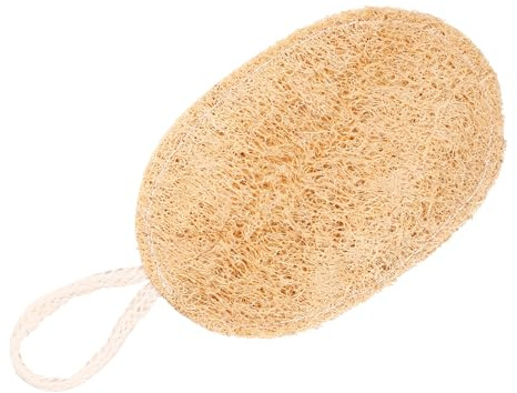 Happyyami Esponja Natural de Loofah para Lavado de Platos Estropajo Ecológico y Durable para Limpieza de Superficies Cocina y Baño Diseño Ergonómico