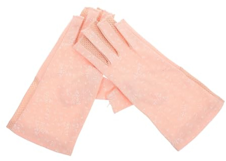ABOOFAN Guantes Protección UV para Manicura Accesorios de Manicura Protector de Manos UV Guantes de Hechos de Piel para Uso Salones de Belleza