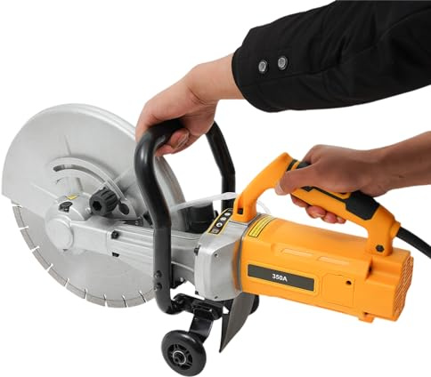 Fresatrice a fessura per calcestruzzo 3000 W, fresatrice a mano, fresatrice elettrica, fresatrice a muro, fresatrice a fessura, può essere acciaio, leghe, legno, barre d'acciaio, calcestruzzo