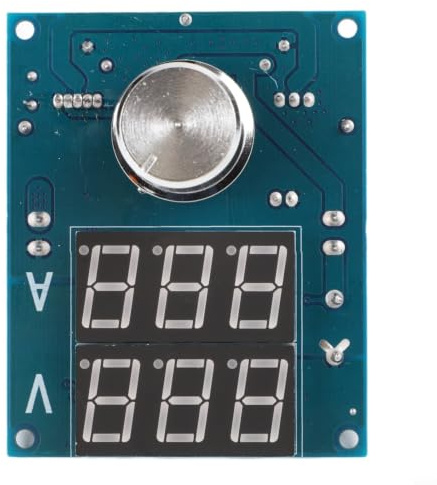 Scheda regolatore di tensione digitale DC 5A convertitore Step Down con voltmetro amperometro per modulo di alimentazione driver LED 78x63mm
