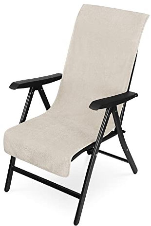 JEMIDI Chair Lounger Towel - Soft Terry Cloth Cover for Beach Loungers Sunbathing - Beach and Holiday Accessory - 60cm x 130cm