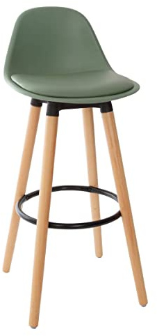 Atmosphera - bekväm barstol khaki Maxon H 92 cm
