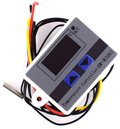 Hailege 12V Digitaler LED-Temperaturregler Thermostat-Steuerschalter NTC 10K Sonde