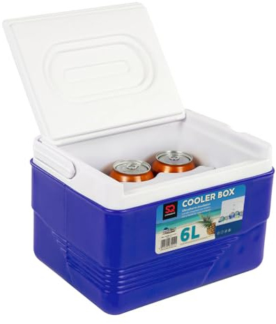 SQ Professional Ice Chest Cooler - Insulated Food Container, Lock Lid with Handle, Leakproof Travel Insulated Hot/Cold Box, Cool Bag