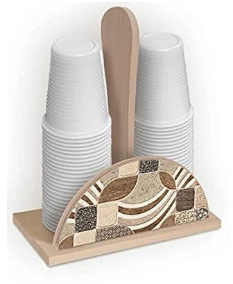 Lupia EMP1159 Portabicchieri, Legno