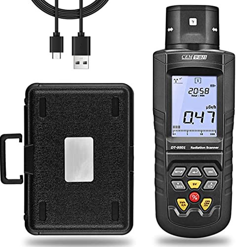 Générique Compteur Geiger,Détecteur De Rayonnement Nucléaire avec Affichage LED,Détecteur De Marbre, Dosimètre Portable,Testeur De Rayons X,Détecteur Radioactif,NR-950