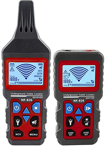 XINTAOSM Misura Tester,Wire Tracker,Circuit Breaker Finders Wire Tracker Localizzatore di Cavi telefonici Portatile Rilevatore di Tubi sotterranei Trova Cavi Professionale