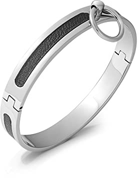 Mens-Shop24 Premium Edelstahl Halsband Halsreif mit O-Ring
