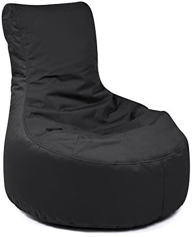 Slope Plus Plus Black Der Outdoor-Sitzsack für den Garten und die Terrasse Ganzjährig Outdoor geeignet