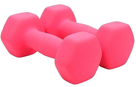Kurzhanteln Hanteln Ein Paar Hanteln Hex Hantel Männer Und Frauen Yoga Fitness Heimsport Fitnessgeräte Hanteln Hantel Workout (Color : Pink, Size : 6kg(3kg*2))