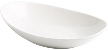 Essteller-Sets für die Küche Nordisches schlichtes weißes Keramikgeschirr, ovaler Fischteller, Fischgericht, gedämpfter Fischteller, Heimgemüseteller, tiefer Obstteller Keramik-Flachteller-Set