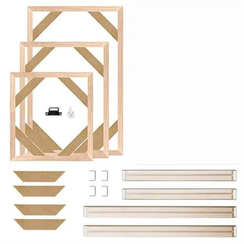 Marcos De Fotos Marco de lienzo de 30 x 40, 40 x 60, 50 x 70 cm, marcos de madera, lienzo for pintura al óleo, marcos de pintura de diamantes, marco de madera for pared Marcos Para Poster(40x60cm)