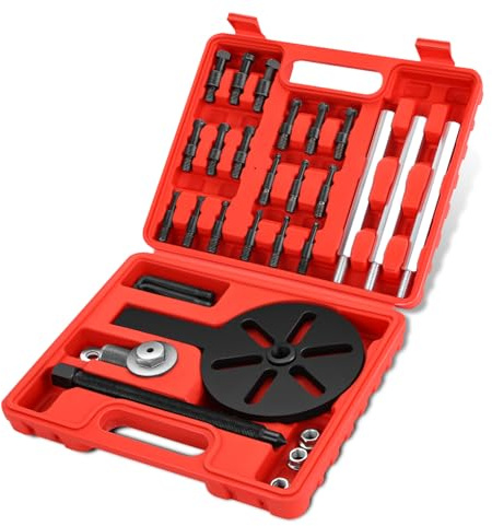 DNA Motoring 21 in 1 Bearing Puller, Bearing Extractor Removal Tool, Inner Hole Three-Jaw Puller with Curved Hook, Collet Multi-Functional Bearing Removal Tool, TOOLS-00606
