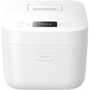 XIAOMI Multifunctional Rice Cooker 4L for 2-6 People, 860W High-power, 10-in-1 Multi-function Rice Cooker with 24-hour Scheduling and 12-hour Warming, White