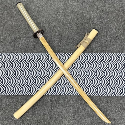 HJHUUA Épée de samouraï en Bois,épée de Pratique des Arts Martiaux Kendo,Katana en Bois Fait à la Main pour Le Cosplay,la Pratique,la décoration,Les Cadeaux,Les Accessoires de Performance