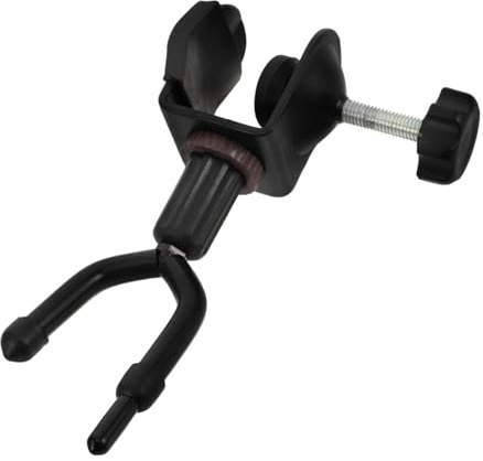 BESTonZON Crochet pour Protection Violon pour Métal en Noir Support Pupitre Portable D'instruments, pour Salles de Musique Lieux de Spectacle