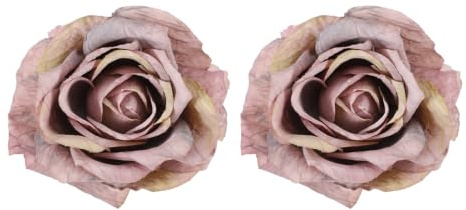 PATIKIL 2 Pezzi Fermacurtain A Forma di Rosa Fermacurtain Clip Viola Scuro | Artificiali A Fiori, Fermagli Moderni Per Tendaggi, Decorative Per Tende, Per Casa Camera Ufficio